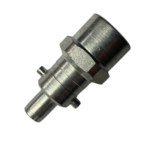 Twist & Lock Male nipple with 1/4" female thread