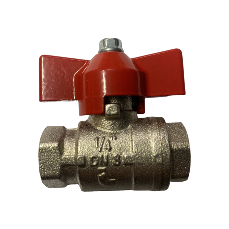 1/4" Female / Female BSP Butterfly Ball Valve Xline Systems