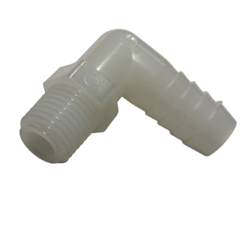 1/4" Male thread x 12mm (1/2") Elbow