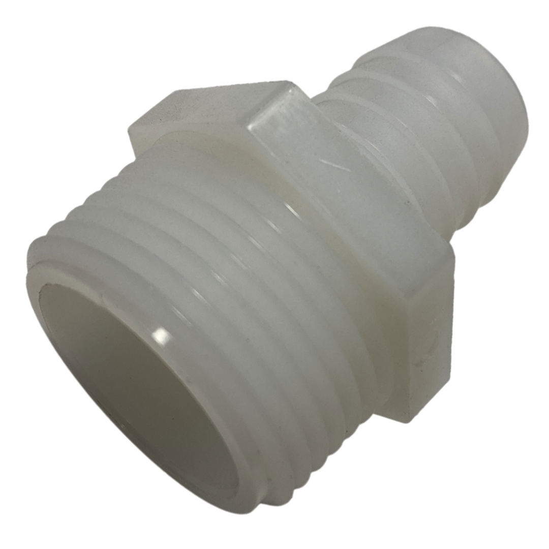 1\" Male Thread x 19mm (3/4\") Barb
