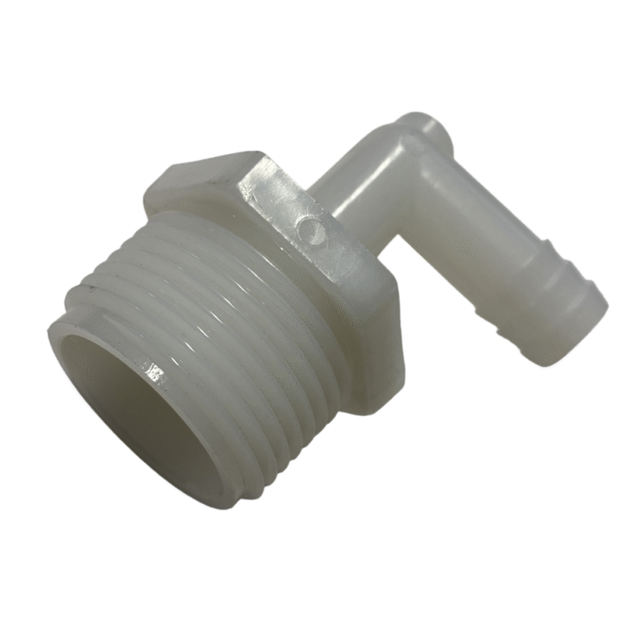 1" male thread x 12mm (1/2") Elbow