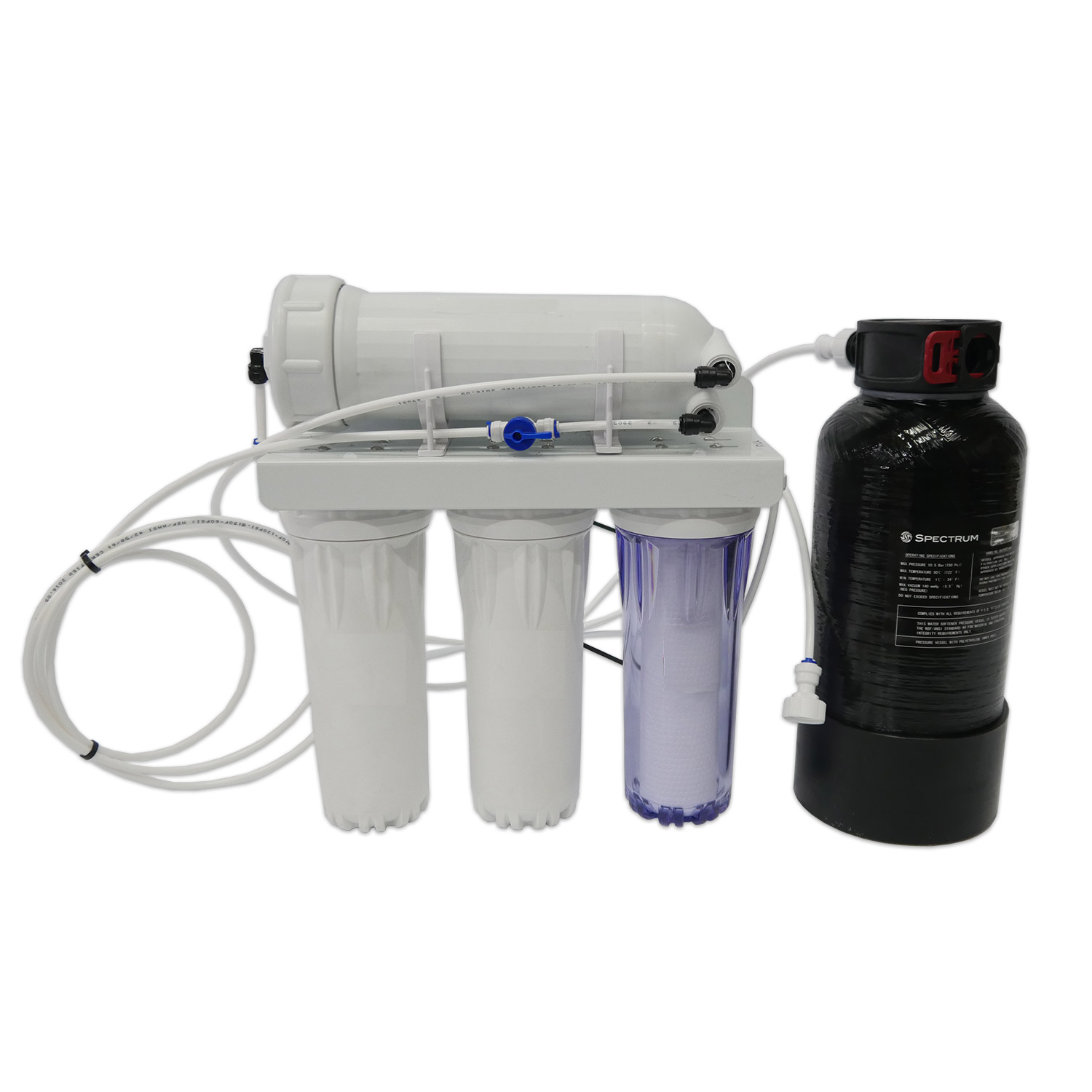 500 Gpd 5-stage R/O System (with 4Ltr D/I Vessel)
