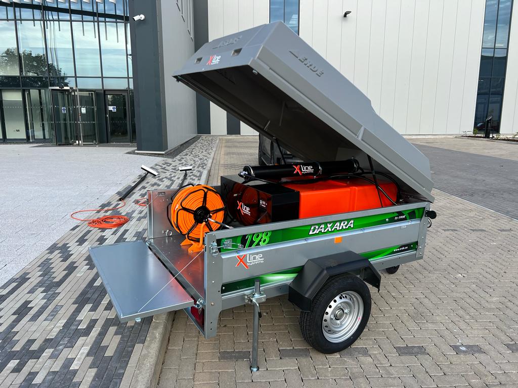350 LTR Window Cleaning Trailer System 1 Operator Xline Systems