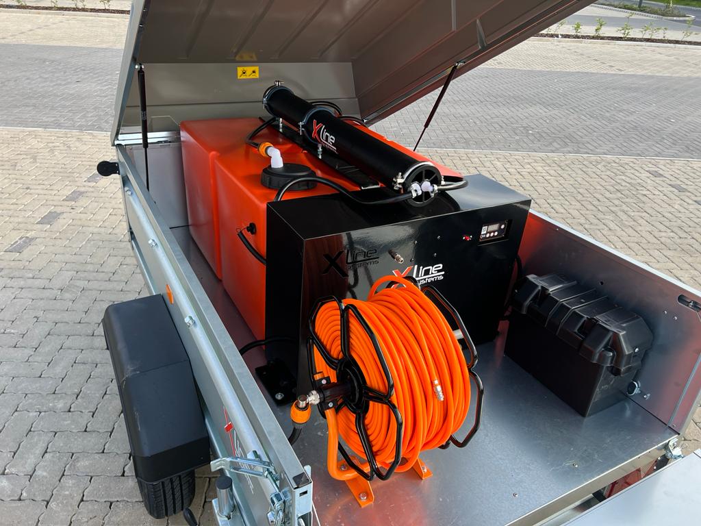 350 LTR Window Cleaning Trailer System 1 Operator Xline Systems