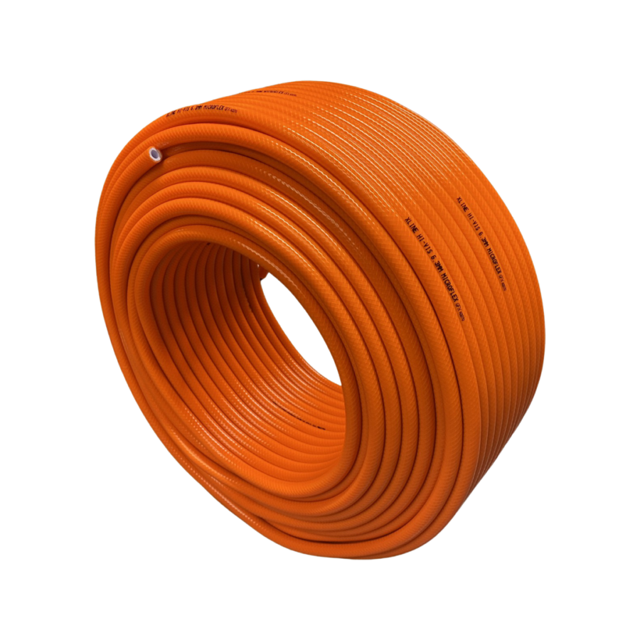 6mm Hi-viz Orange Safety Hose - 100m
