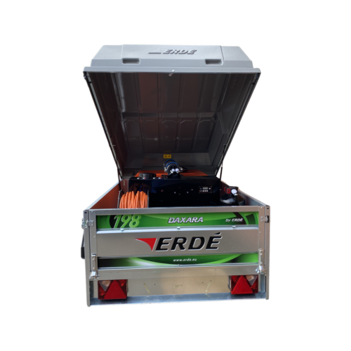 Window Cleaning Trailer Open