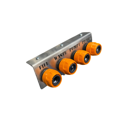 Window Cleaning Van Port Plate - Plastic