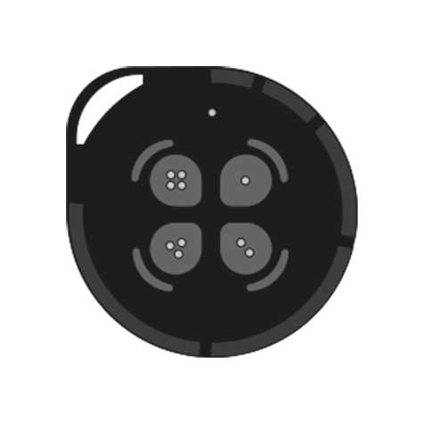 4-Button Replacement Fob for V16 WFPL Controller