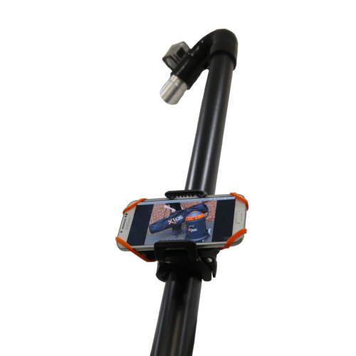 Phone Holder - Secures Phone To Gutter Poles