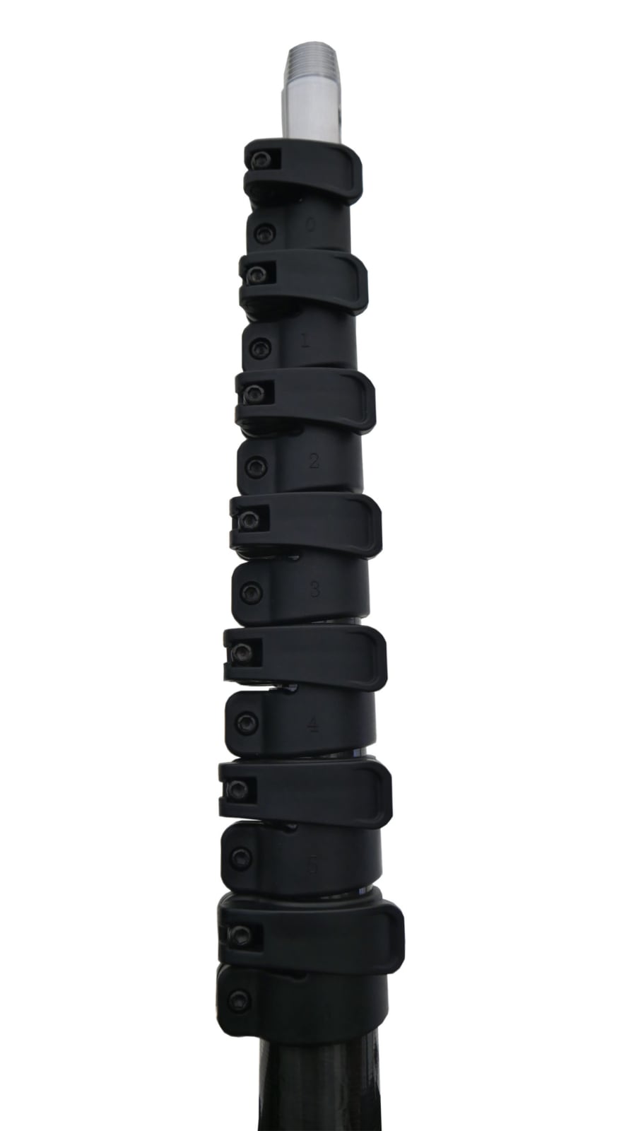 7.5m Telescopic Solar Panel Cleaning Pole & Brush - Carbon Nano