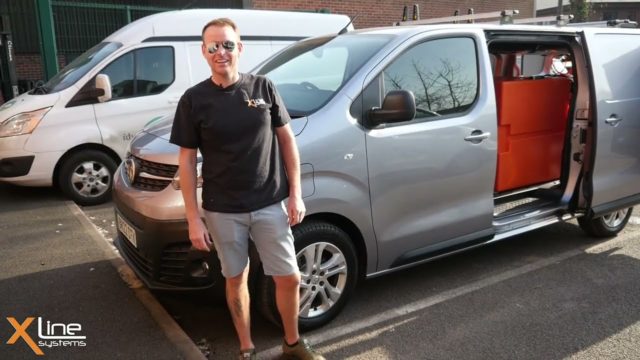 electric window cleaning van video