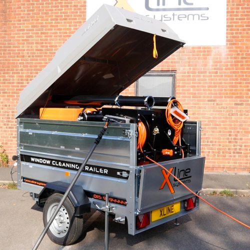 500ltr Window Cleaning Trailer - Open