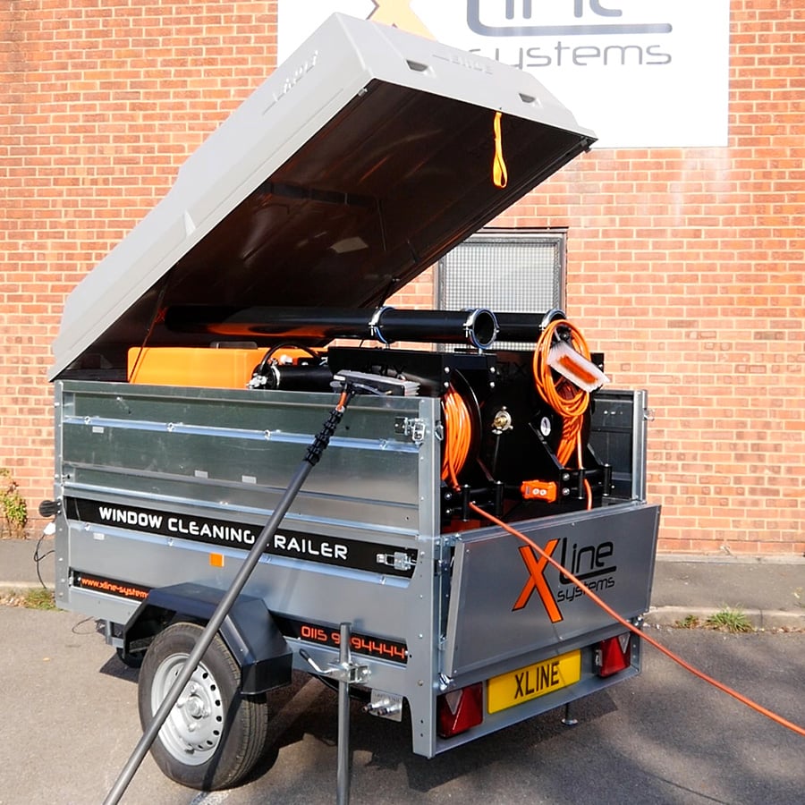 425 LTR Window Cleaning Trailer System 2 Operators Xline Systems