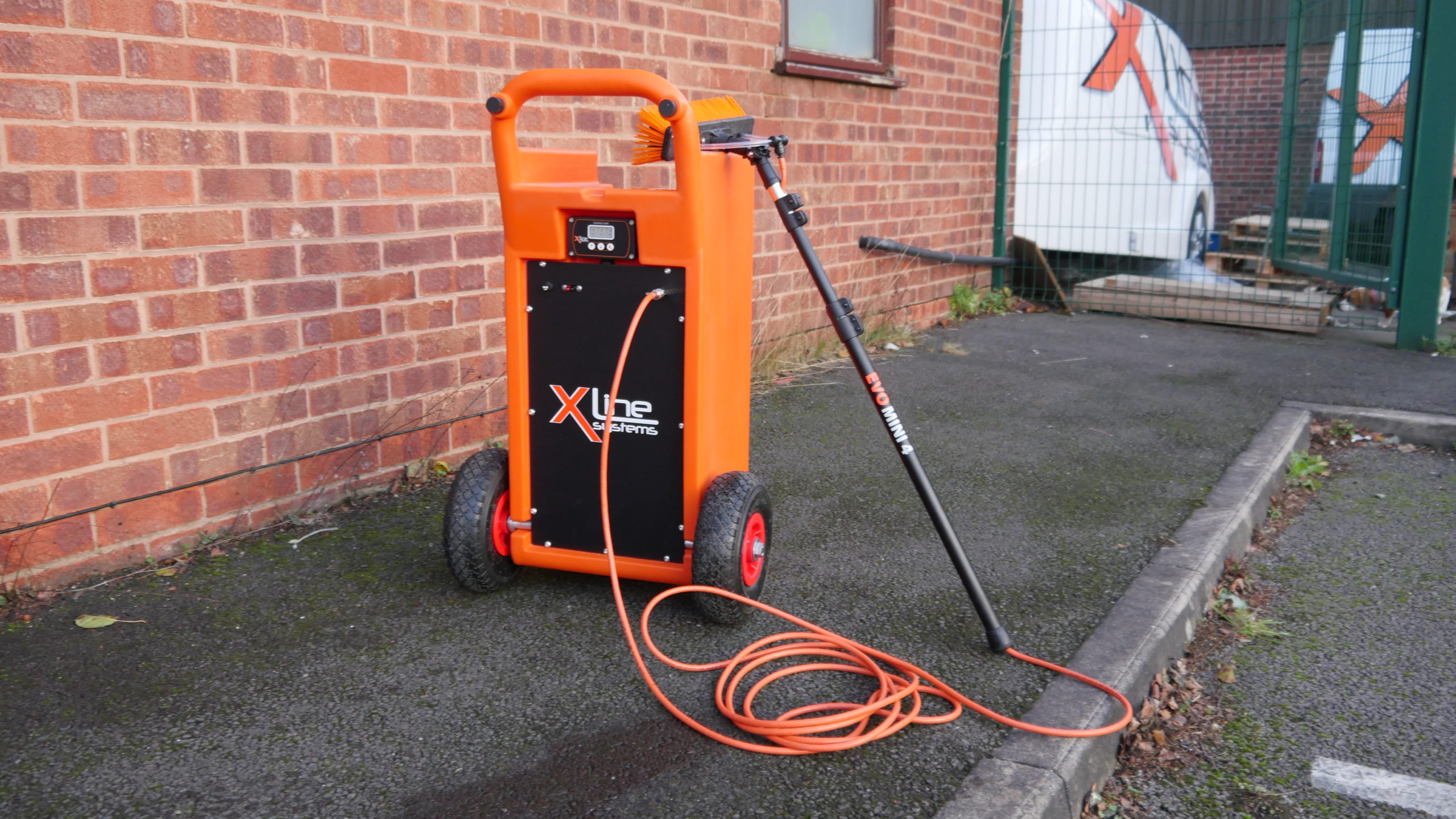 water fed pole trolley