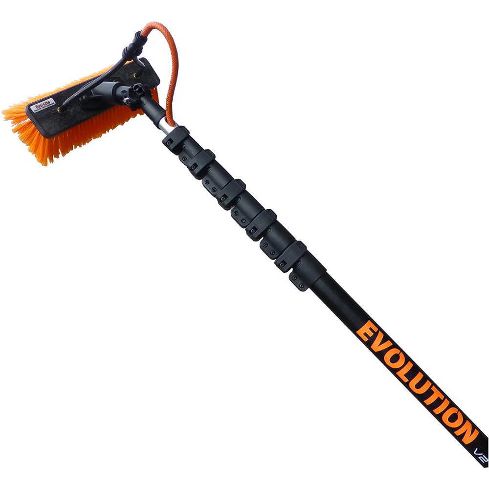 Evolution 23ft Reach Waterfed Telescopic Window Cleaning Pole Xline Systems