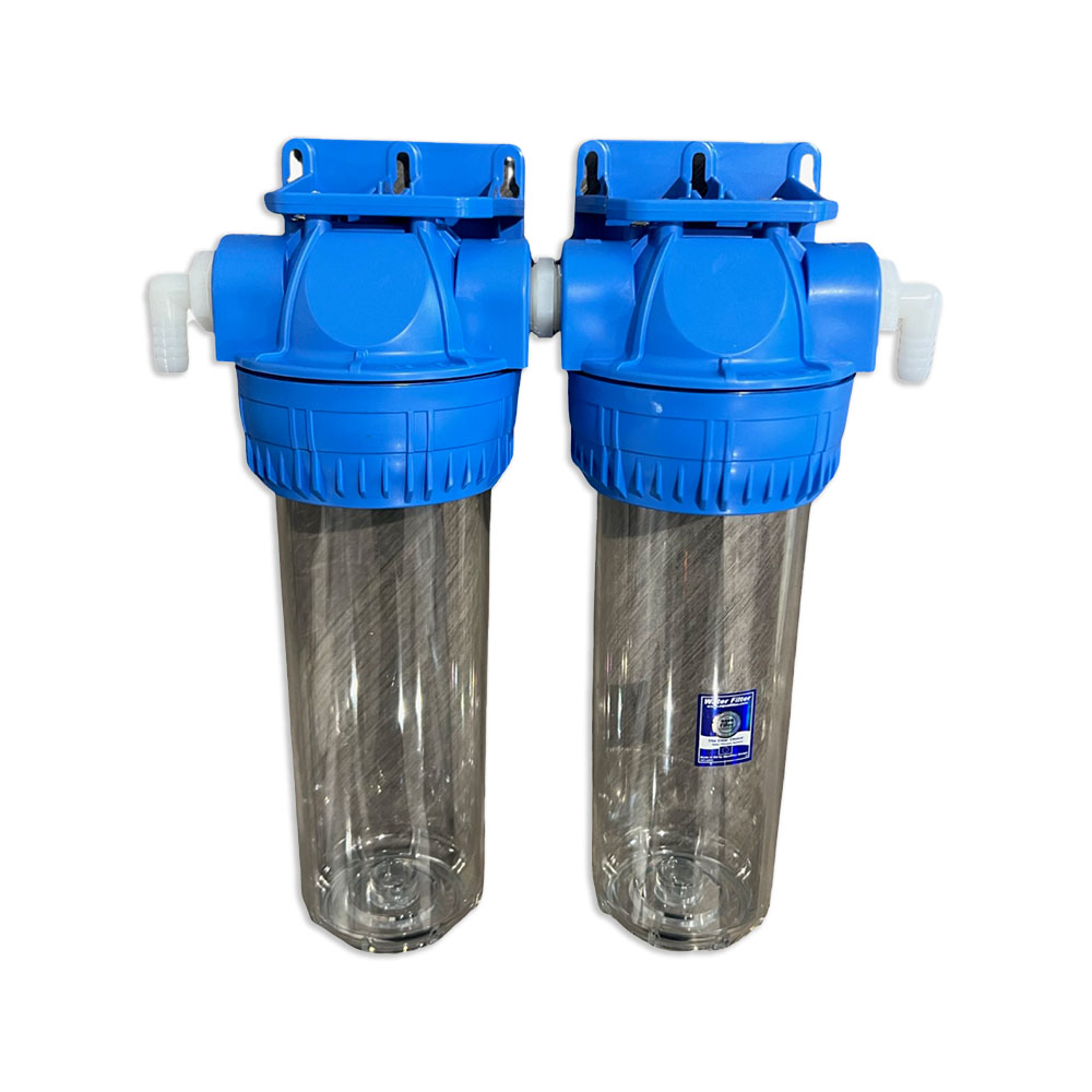 Twin 10" Clear Filter Housings Xline Systems