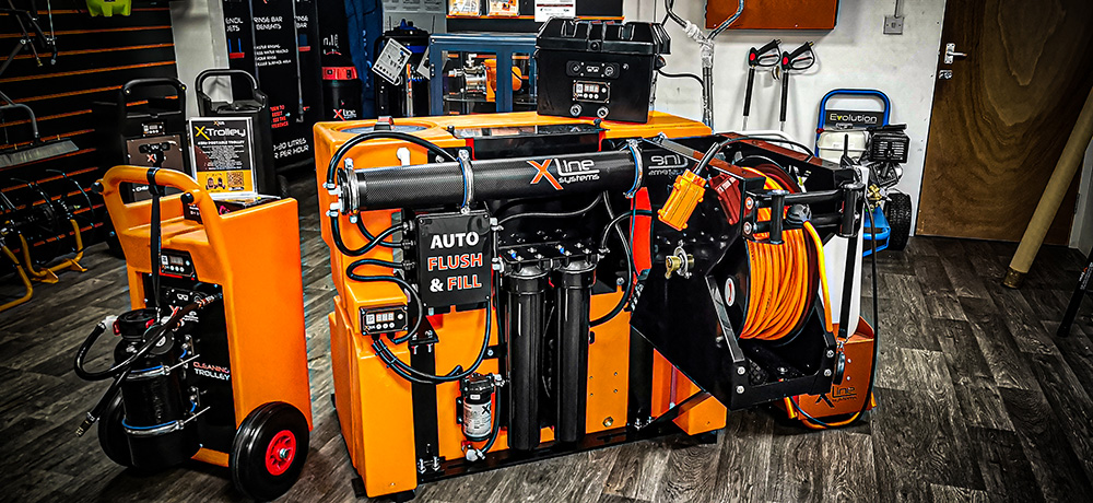 Xline Fully Stocked Window Cleaning Showroom