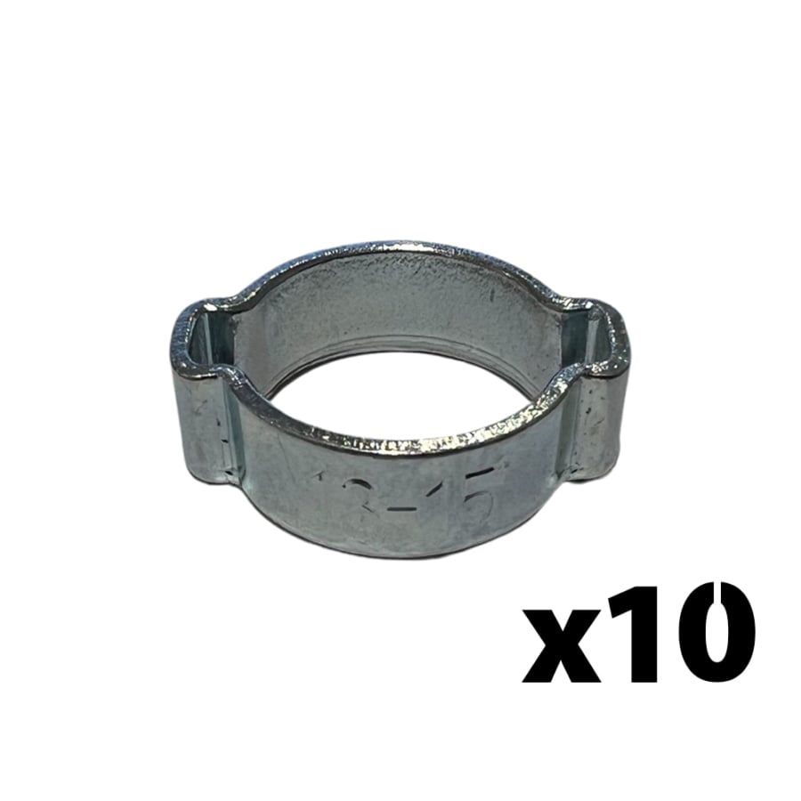 x10 Double ear clip 13-15mm x10 Double ear clip 13-15mm