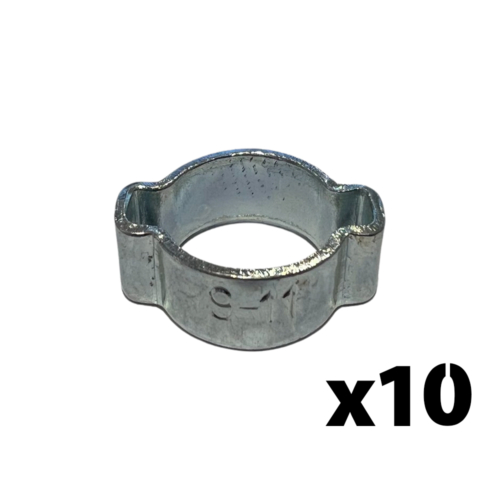 x10 Double ear clip 9-11mm