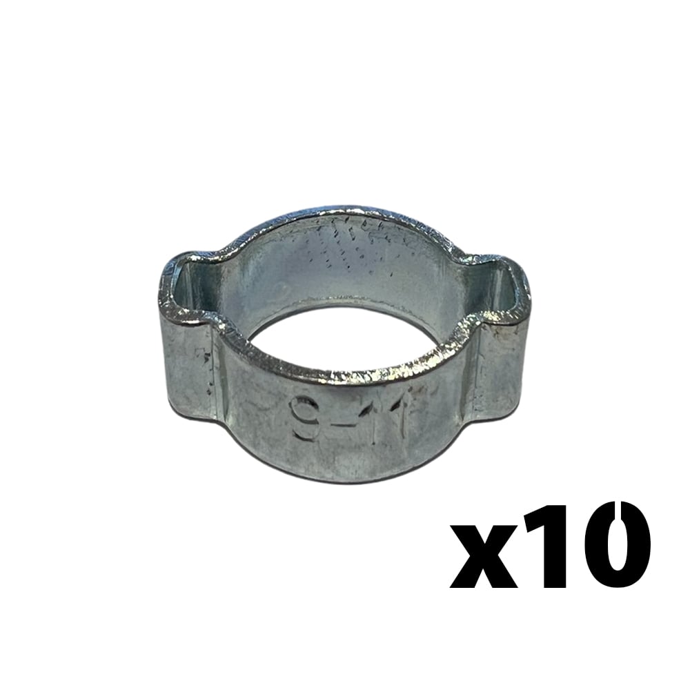 10x Double Ear Clips 911mm Xline Systems