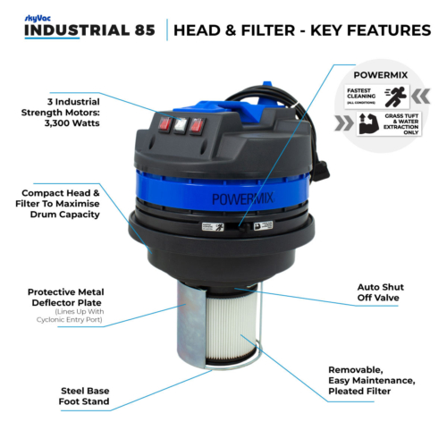 skyVac® Industrial 85 Gutter Vacuum