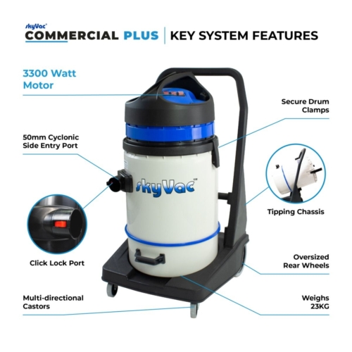 skyVac® Commercial 75 Plus - Gutter Vacuum