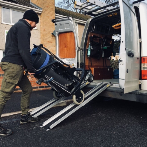 Home Gutter Ramp Telescopic Gutter Vac Ramps With Surface Grip | Xline Systems