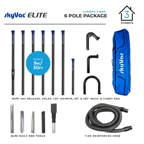 skyVac® Elite Pole Set
