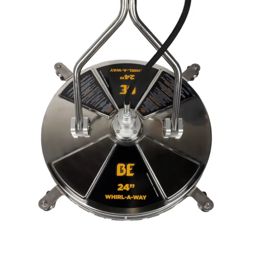 24" Whirl-A-Way Stainless Surface Cleaner - Image 4