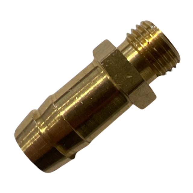 Brass Hose Tail (1/4\" Male Thread x 12mm Barb