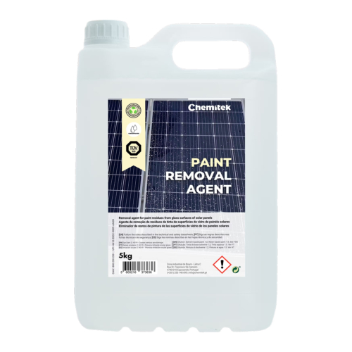 Paint Removal Agent for Solar Panel Cleaning