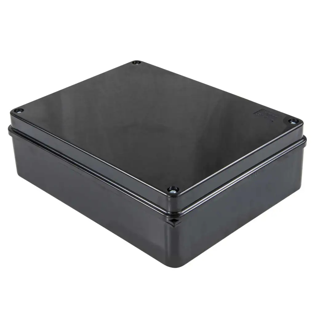 240 x 190 x 90 Black Plastic Enclosure