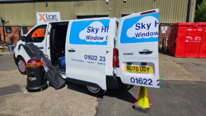 SkyHigh Franchise Cleaning Van by Xline Systems