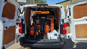 SkyHigh Franchise Cleaning Van by Xline Systems