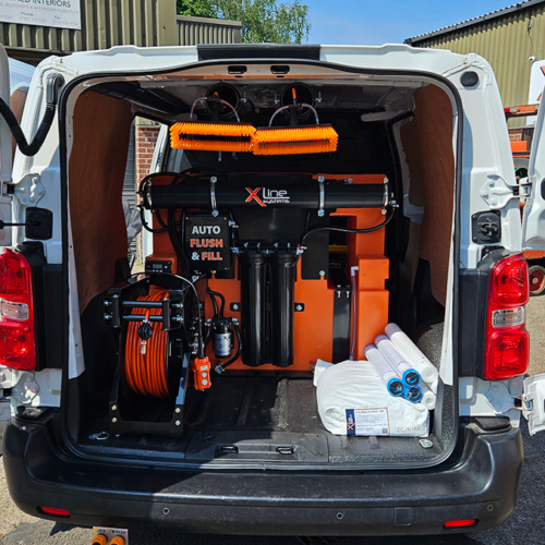 SkyHigh Franchise Cleaning Van by Xline Systems