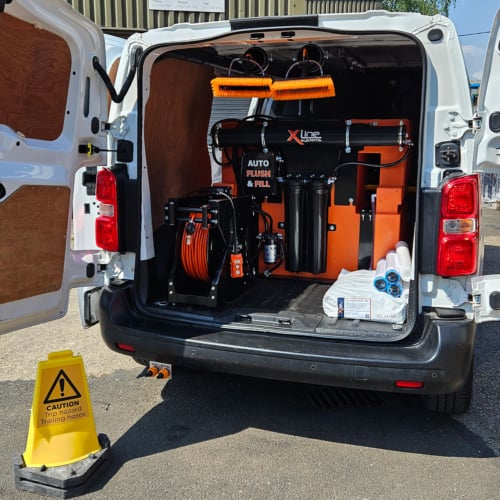 SkyHigh Window Cleaning Van