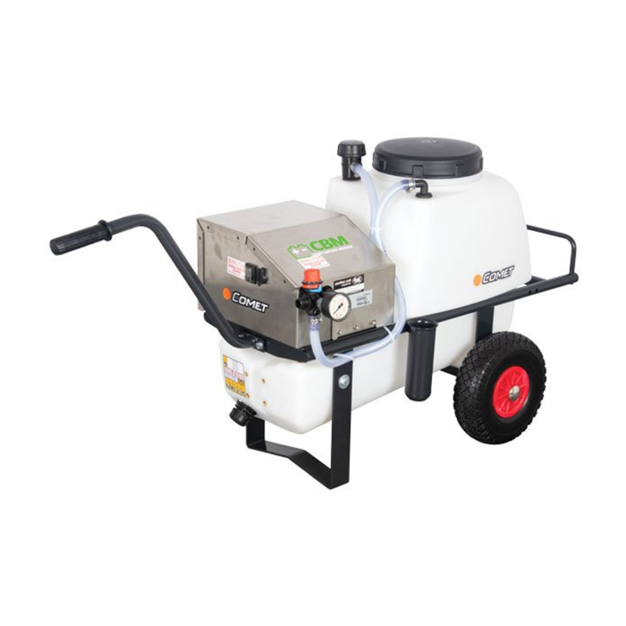 WBU-50-610E Comet CBM1500HP Battery Powered WBU Sprayer