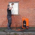 Xline Window Cleaning Trolley in Use
