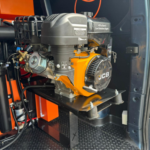 Xline JCB 15LPM, 276 Bar, 15hp, Direct Drive Pull Start Pressure Washer Skid Mounted