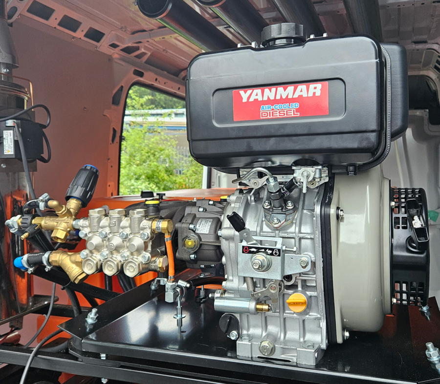 Xline Yanmar Diesel Pressure Washer Van