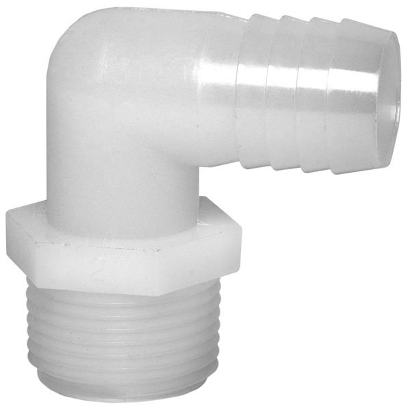 3/8" Male Thread X 12mm (1/2") Elbow