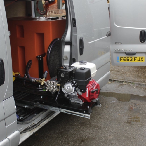 Pull Out Skid for Pressure Washer