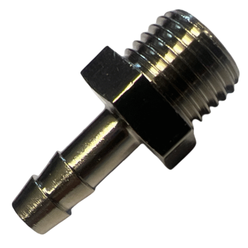 Brass Hose Tail (1/4" Male Thread x 5mm Barb